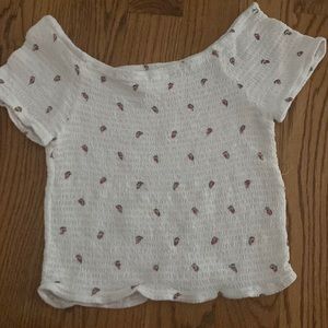 Girls watermelon tube top w/ sleeves